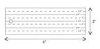 EncorePlus 2in x 6in Long Arm mini ruler with marked scales