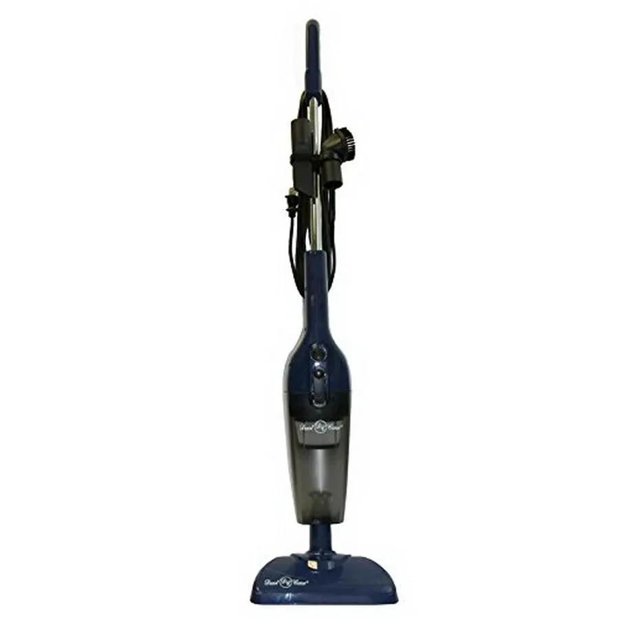 Dust Care 2 in 1 corded stick vacuum, blue, HEPA bagless with handheld nozzle