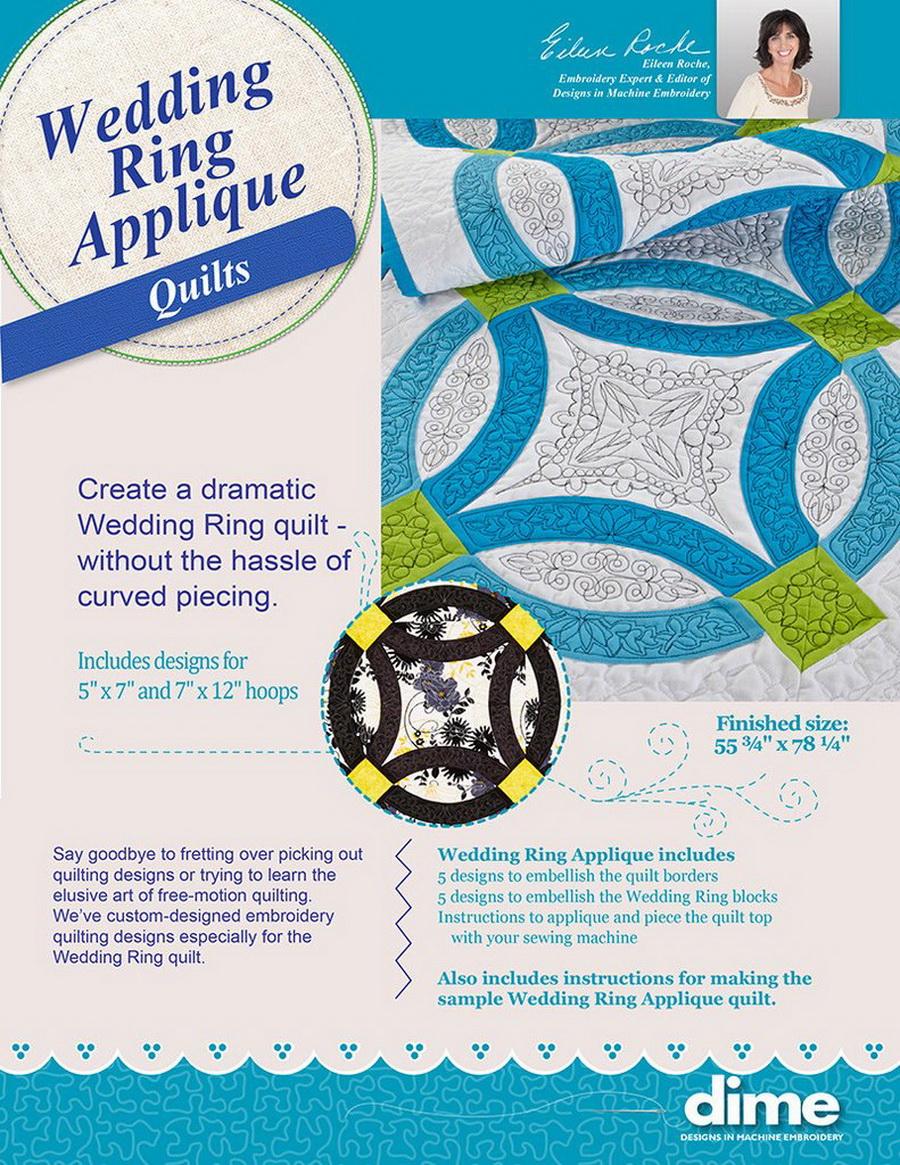 DIME - Wedding Ring Applique Quilts