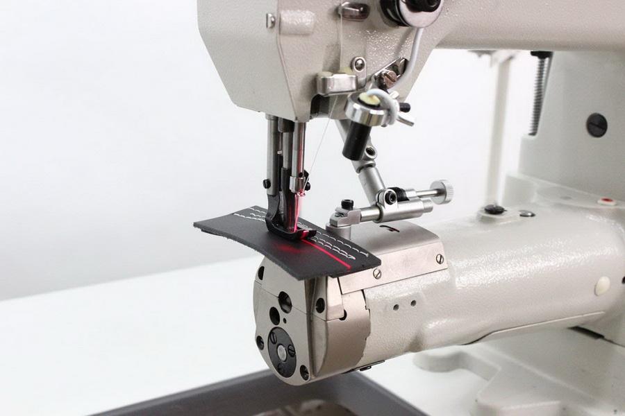 Techsew 2750 Pro With Speed Reducer Cylinder Large Bobbin Compound Feed Industrial Sewing Machine Industrial Sewing Machine with Assembled Table and Motor - Sewingmachinesplus.com