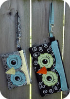 Embroidery Garden Owl Wristlet and Purse Set - Sewingmachinesplus.com