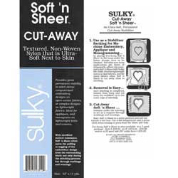 Sulky Soft n Sheer Cut-Away Stabilizer