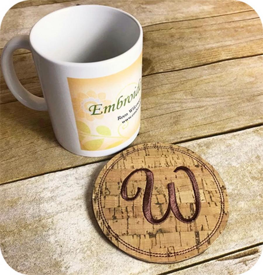 Embroidery Garden Cork Coasters Set - Sewingmachinesplus.com