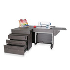 Kangaroo Sewing Furniture - Kangaroo and Joey II - Gray (K8807) - Sewingmachinesplus.com