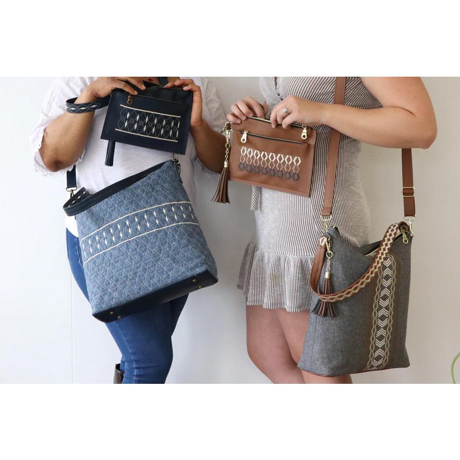 Sallie Tomato Handbag Embroidery Collection - Download/Card - Sewingmachinesplus.com