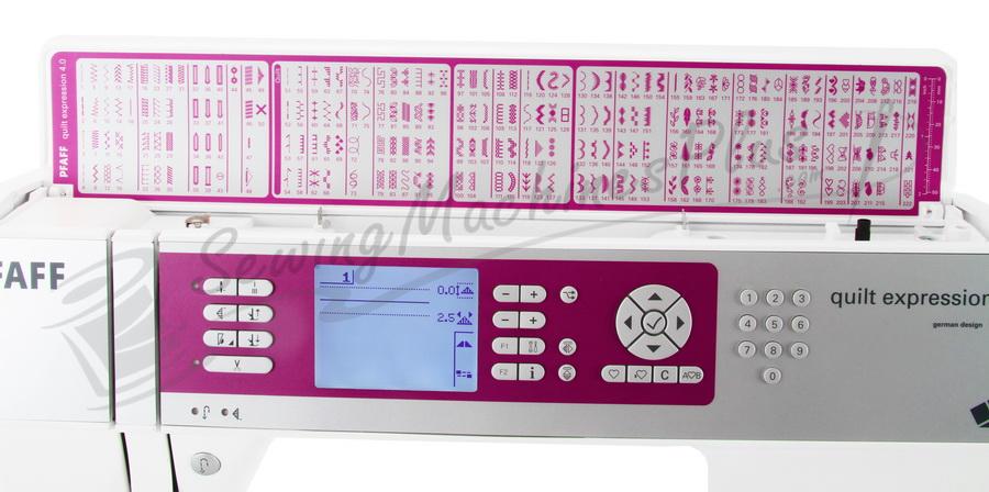 Pfaff Quilt Expression 4.0 Quilting Machine - Sewingmachinesplus.com
