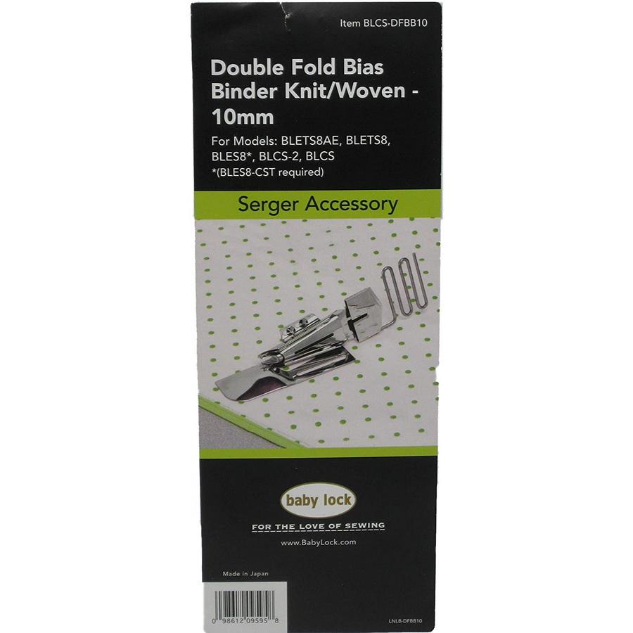 Baby Lock 10MM Knit Woven Double Fold Bias Binder Presser Foot