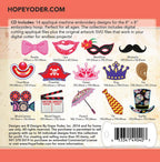Foto Props Embroidery CD w/SVG - Designs by Hope Yoder