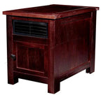 Riccar Summer Breeze Oak space heater cabinet with front vent and storage door