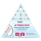 Grace TrueCut 60 Degrees Triangle Equilateral Ruler - Sewingmachinesplus.com
