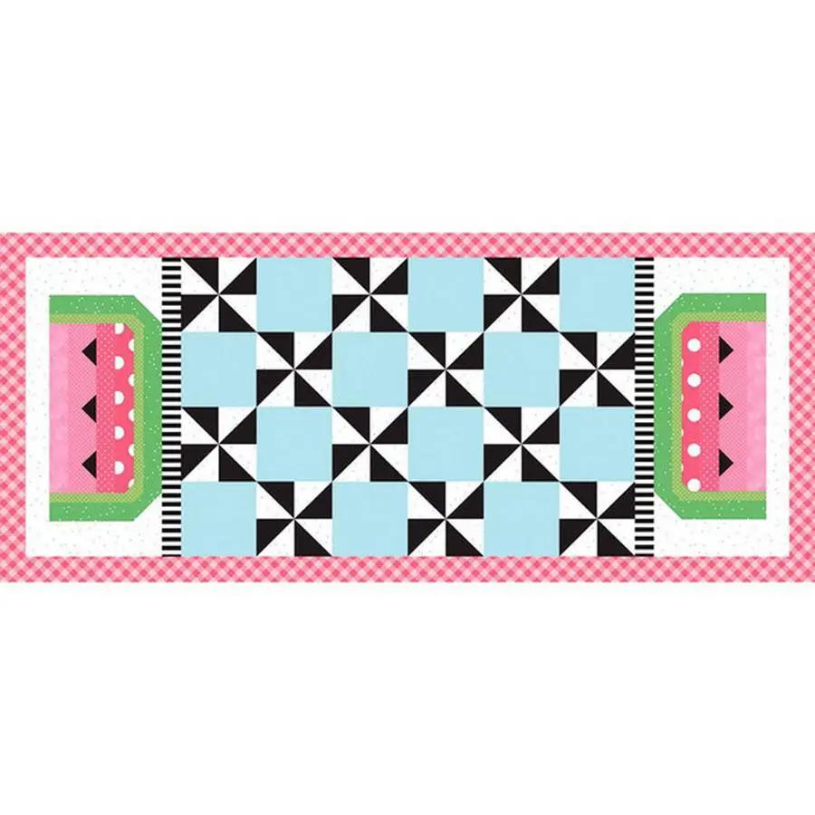 Riley Blake Sweet Summer Table Runner Fabric Quilt Kit - Sewingmachinesplus.com