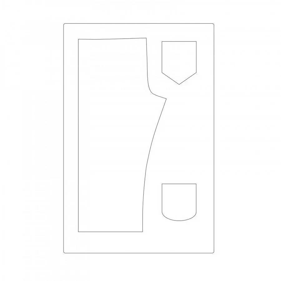 Sizzix Bigz Plus Q Die - Doll Apparel Bottom (Fits 18 inch Doll) - Sewingmachinesplus.com