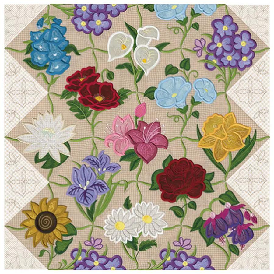 Anita Goodesign Connecting Flowers Design Pack 141AGHD - Sewingmachinesplus.com