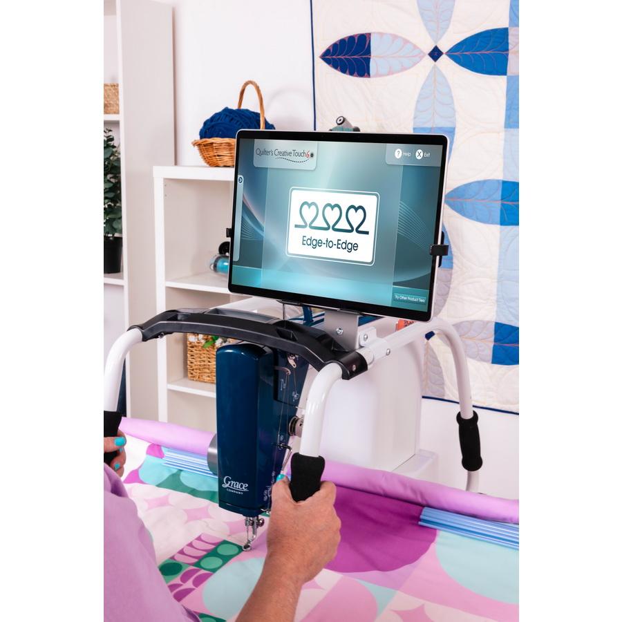 Grace Company Quilt Motion Quilters Creative Touch 6 Quilting Robot (Standard, Plus or Pro Versions Available) [Tablet Not Included] - Sewingmachinesplus.com