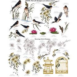 Anita Goodesign Swallows Fashion Design Collection - Sewingmachinesplus.com