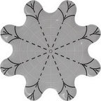 Good Measure Every Daisy Quilting Template Ruler 4 PC Set - Sewingmachinesplus.com