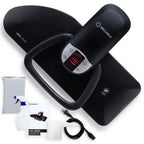 Reliable ARIA 350SP Steam Press in black with digital control panel, plus accessory kit and power cord