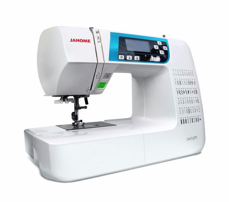 Janome 3160QDC - Blue Face Sewing Machine: FREE Quilting Attachment Kit
