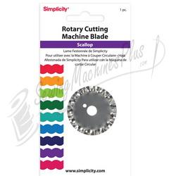Simplicity Rotary Cutting machine Scallop Blade 881986