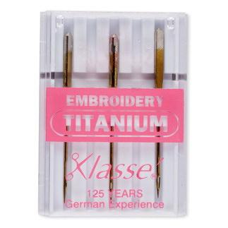 Klasse Embroidery Titanium Needles 75/11 - Buy 2 Get 1 FREE