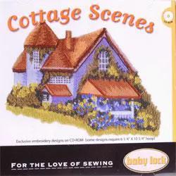 Baby Lock Embroidery Design CD - Cottage Scenes