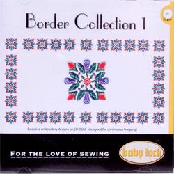 Baby Lock Embroidery Design CD - Border Collection 1