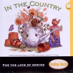 Baby Lock Embroidery Design CD - In the Country