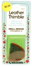 Collins Leather Thimble Small Medium