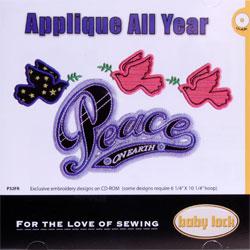 Baby Lock Embroidery Design CD - Applique All Year