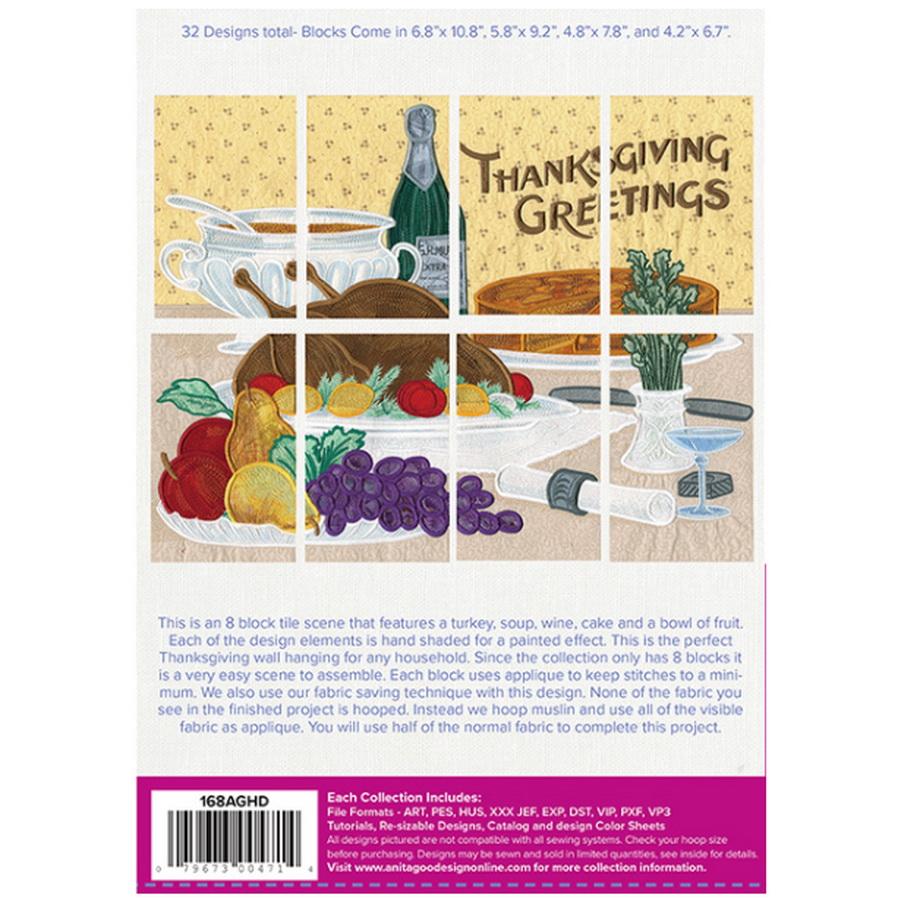 Anita Goodesign Thanksgiving Greetings 168AGHD