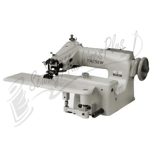 Tacsew T718 - SS - 2 Industrial Blindstitch Machine w/Table & Motor - Sewingmachinesplus.com