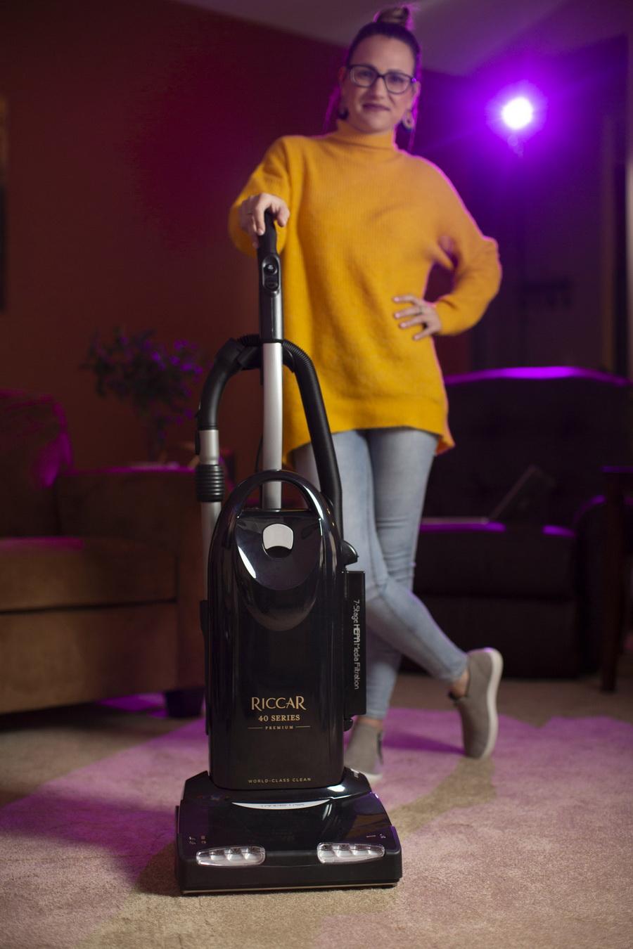 Riccar 40 Series Premium Upright Vacuum (R40P.4) - Sewingmachinesplus.com