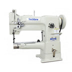 Techsew 2600 Narrow Cylinder Large Bobbin Compound Feed Industrial Sewing Machine with Assembled Table and Motor - Sewingmachinesplus.com