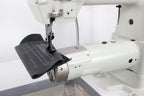 Techsew 2750 Cylinder Large Bobbin Compound Feed Industrial Sewing Machine with Assembled Table and Motor - Sewingmachinesplus.com