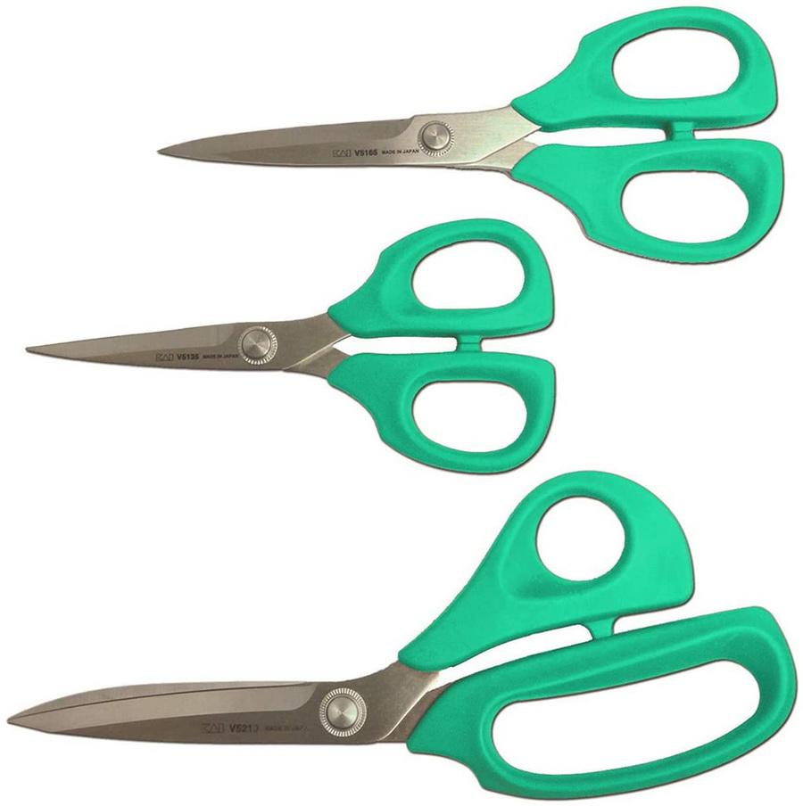 Kai GS4 5000 Series Teal 3 Piece Scissors Gift Set (B5210T, V5165T, V5135T) - Sewingmachinesplus.com