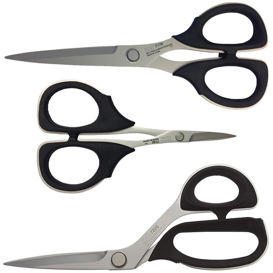 Kai GS8 7001 Series 3 Piece Scissors Gift Set (7230, 7170, 7100) - Sewingmachinesplus.com