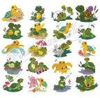 Dakota Collectibles Terrific Turtles Embroidery Designs - 970349