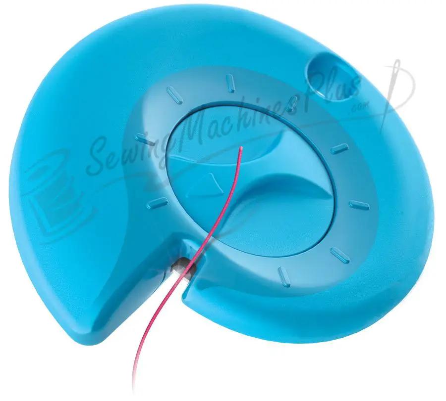 Grace Company TrueCut TrueTrim Thread Cutter, blue handheld rotary cutter