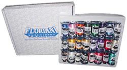 Floriani Polyester Embroidery Thread Kit - 48 spools, 1100yds each - Sewingmachinesplus.com