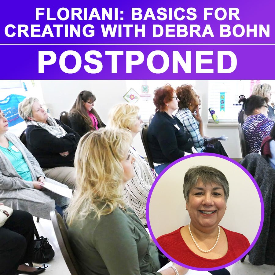 Floriani Basics for Creating Event with Debra Bohn - Sewingmachinesplus.com