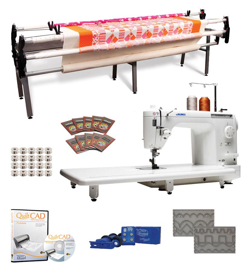 Juki TL-2000Qi Long Arm, Grace Pinnacle Frame, Regulator & More