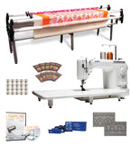 Juki TL-2000Qi Long Arm, Grace Pinnacle Frame, Regulator & More