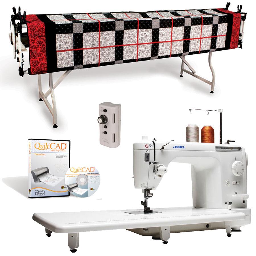 Grace Start-Right 96" Queen Frame, Juki TL2000Qi, Speed Control, QuiltCAD