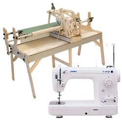 Juki TL98QE, Grace GMQ - Pro Frame, Speed Control, Needles, Bobbins, QuiltCAD & Much more! - Sewingmachinesplus.com