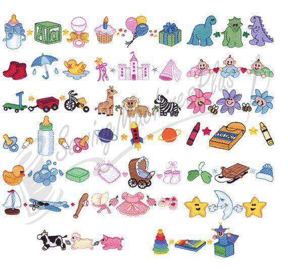 Dakota Collectibles Toddler Trios Embroidery Designs Toddler Trios - 970218