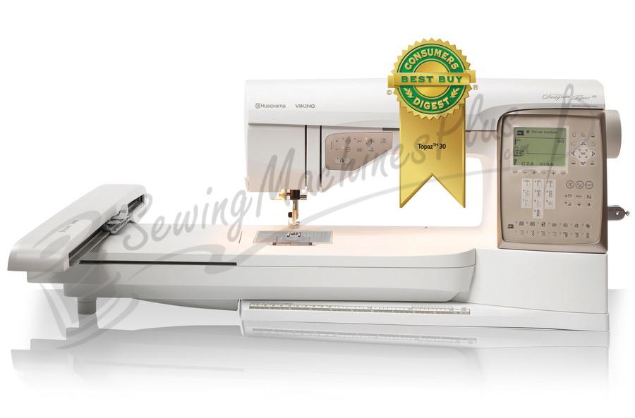Husqvarna Viking Designer Topaz 30 Sewing and Embroidery Machine - Sewingmachinesplus.com