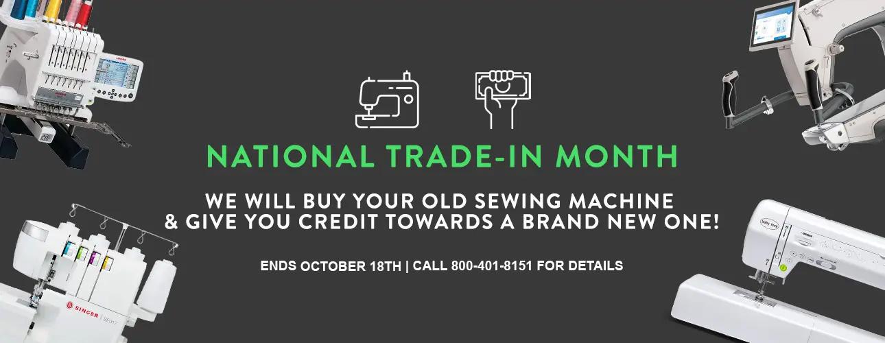 National Trade-in Month Banner