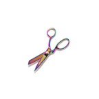 Tula Pink Micro Serrated Bent Trimmer 6 inch (TP726SER) - Sewingmachinesplus.com