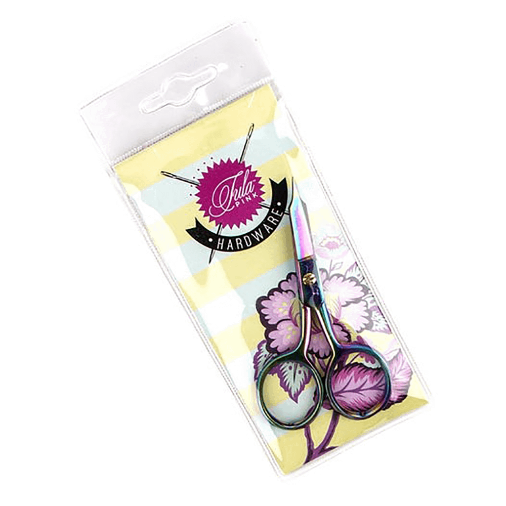 Tula Pink Large Ring Micro Tip Scissors (TP711T) - Sewingmachinesplus.com