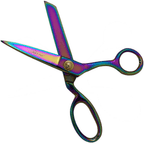 Tula Pink Micro Serrated Bent Trimmer 6 inch (TP726SER) - Sewingmachinesplus.com